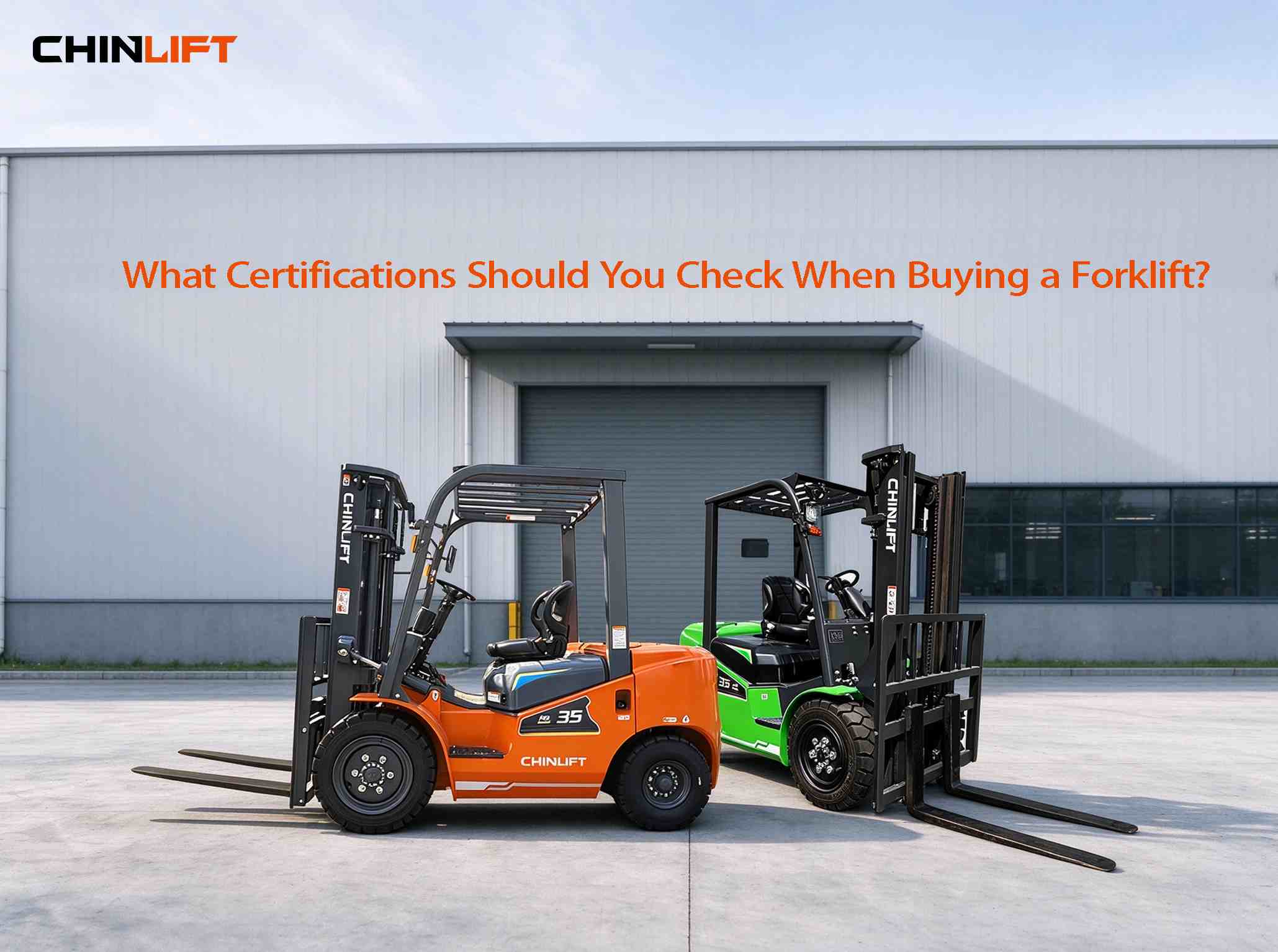 ¿Qué certificaciones se deben comprobar al comprar una carretilla elevadora?